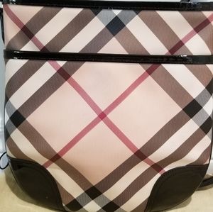 Auth Burberry Crossbody Shoulder Bag